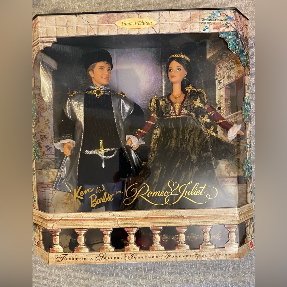 Ken and Barbie Romeo & Juliet Together Forever Collection #19364 1997 NRFB
